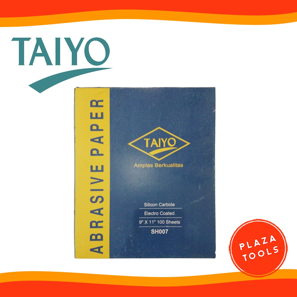 Jual Kertas Amplas Besi Tembok Kayu TAIYO SH007 SandPaper Lembaran