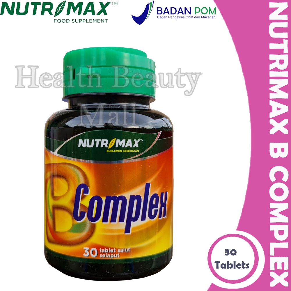 Jual Nutrimax B Complex 30 Tabs - Vitamin B - Vit B - Menjaga Kesehatan ...