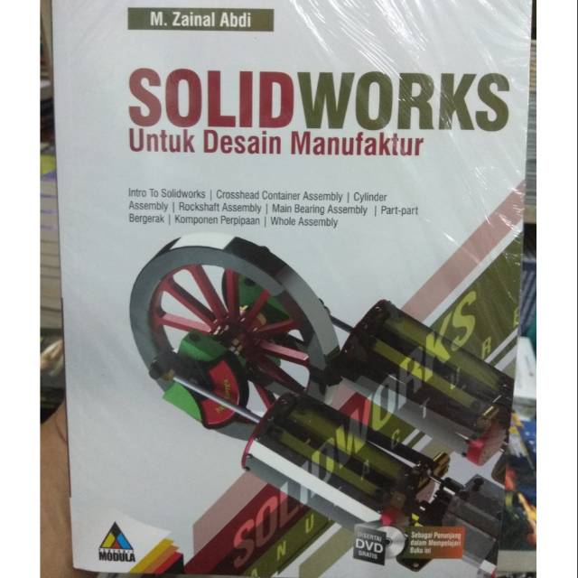 Jual SOLIDWORKS Untuk Desain Manufaktur Lengkap CD Oleh M Zainal Abdi ...