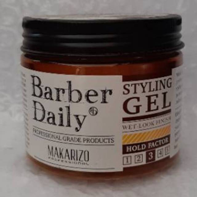 Jual Makarizo Barber Daily Wet Look Styling Gel 120gr | Shopee Indonesia