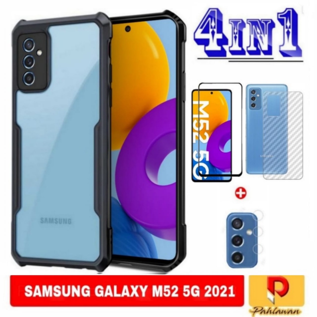 Jual PAKET INC1 Case Samsung Galaxy M52 5G 2021 Shocprof Tpu