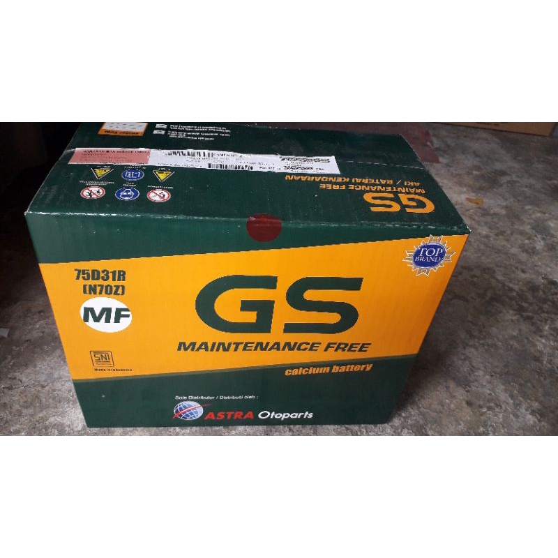 Jual aki mobil panther gs mf n70z orignal astra | Shopee Indonesia