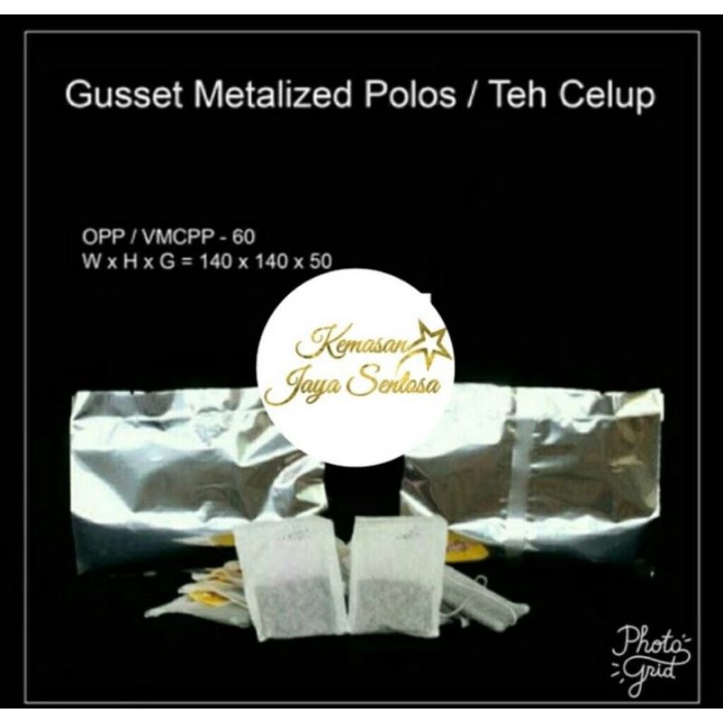 Jual Gusset Teh Celup Kemasan Gusset Gusset Gusset Centre Seal Kemasan