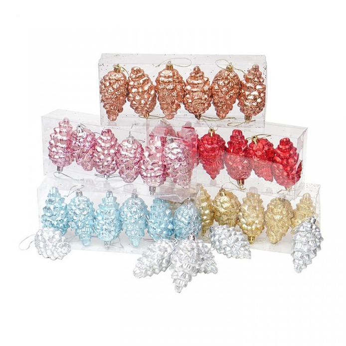 Jual HIASAN POHON NATAL PINUS ISI 6 / HIASAN NATAL / DEKORASI NATAL