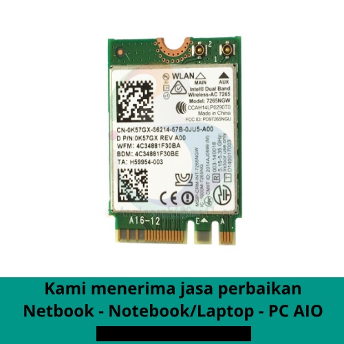 Jual Intel Wireless 7265NGW Internal Wifi Card Shopee Indonesia