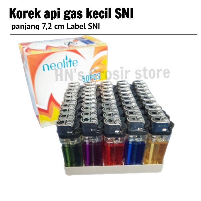 Jual Isi 50 pcs Korek api gas kecil SNI murah - korek grosir murah ...