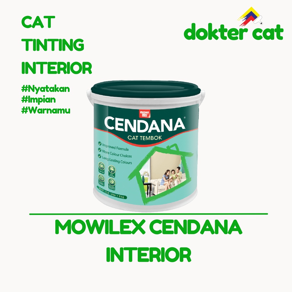 Jual Mowilex Cendana Interior 5kg Cat Tembok Cat Cendana Cat Tinting Cat Murah Shopee 7933