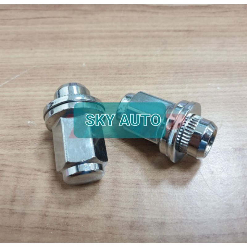 Jual MUR RACING BAUT RODA NUT MUR RACING FULL CHROME TOYOTA INNOVA ...