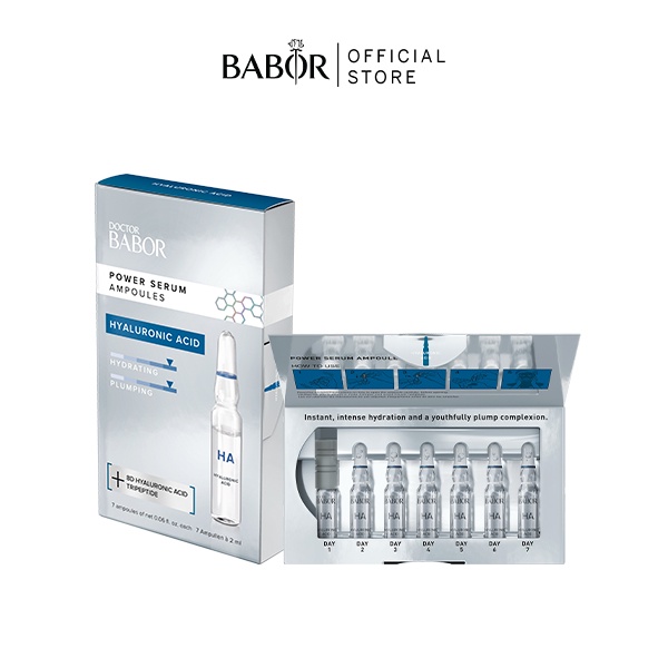 Jual DOCTOR BABOR Power Serum Ampoules Hyaluronic Acid 7x2ml Shopee