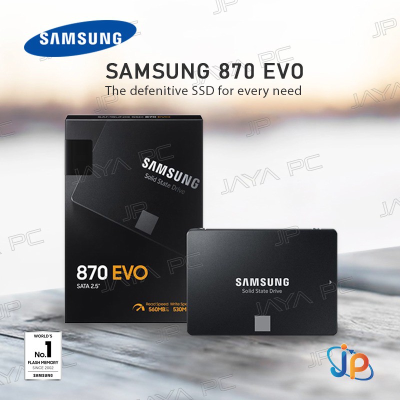 Jual Samsung SSD 870 EVO 250GB Sata 3 - SSD V Nand 250 GB 2.5" | Shopee ...