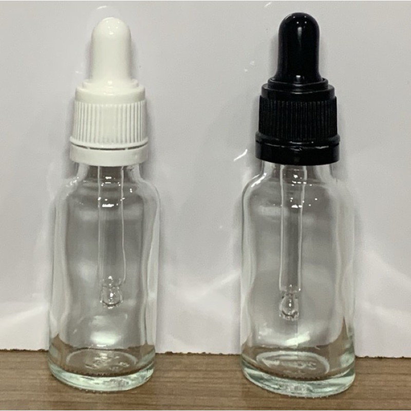 Jual Botol pipet 20ml kaca amber tebal ring segel (bening) | Shopee ...
