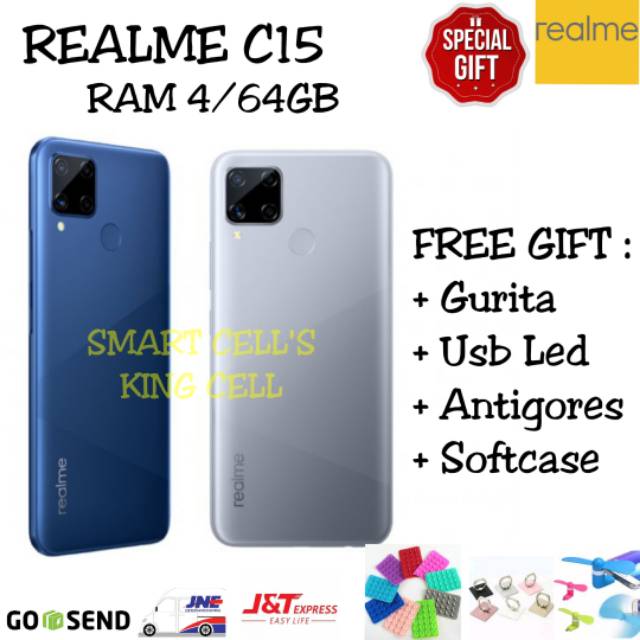 Jual REALME C15 RAM 4/64GB GARANSI RESMI REALME INDONESIA | Shopee ...