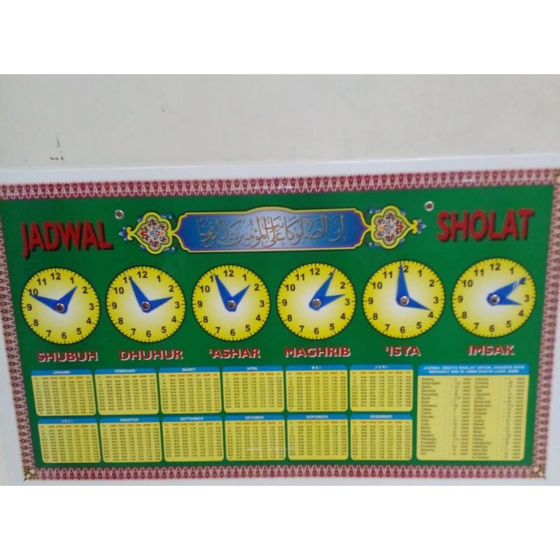 Jual Jadwal Sholat Depok Terlengkap & Harga Terbaru April