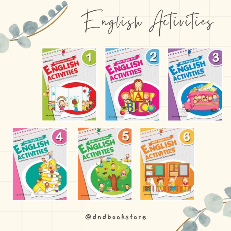 Jual ENGLISH ACTIVITIES KELAS 1 2 3 4 5 6 (PER TAHUN) | Shopee Indonesia