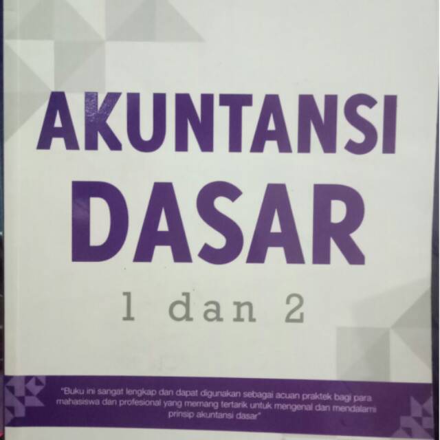 Jual Akuntansi Dasar 1 Dan 2 Original | Shopee Indonesia