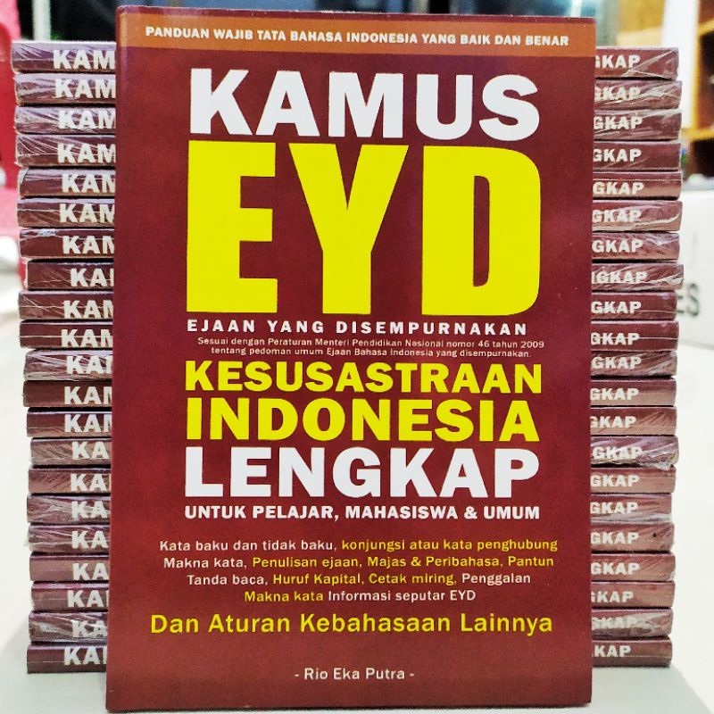 Jual BUKU KAMUS EYD PUEBI - EJAAN BAHASA INDONESIA YANG DISEMPURNAKAN ...