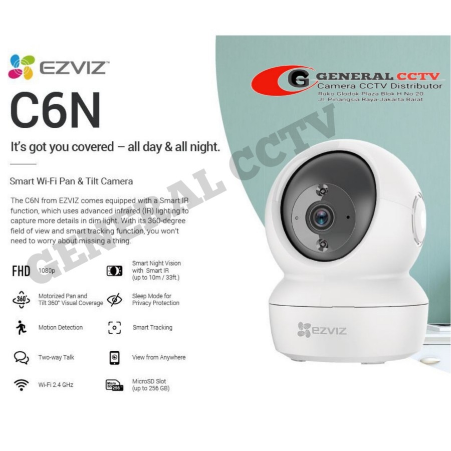 Jual EZVIZ C N P Smart Wi Fi Pan And Tilt Camera MP Shopee Indonesia