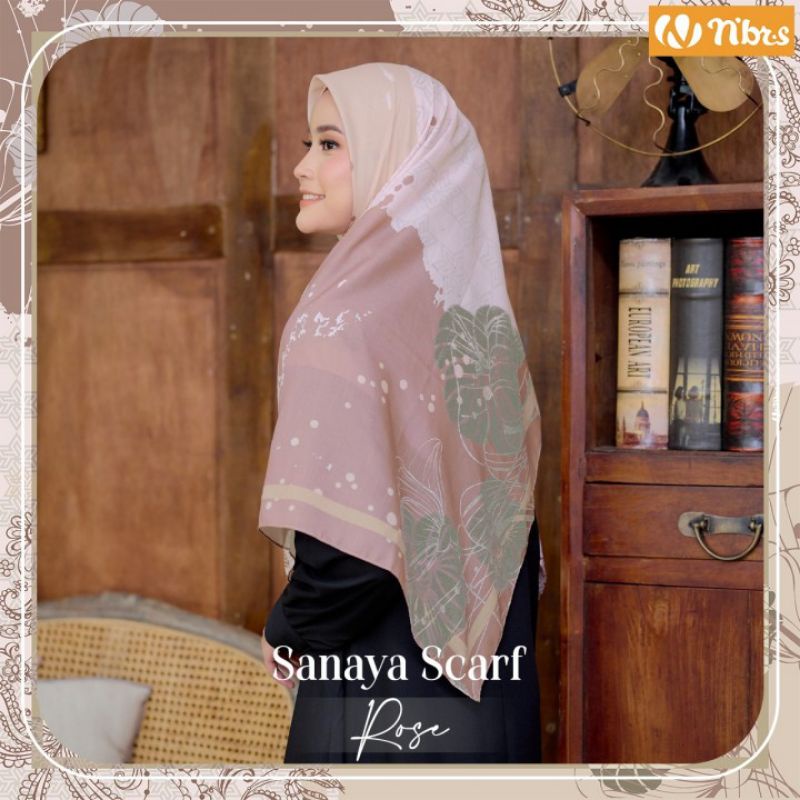 Jual NIBRAS HIJAB SCARFT MOTIF SANAYA/ VOAL MOTIF / VOAL PREMIUM ...