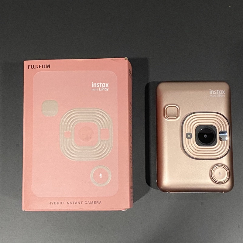 Jual INSTAX MINI LiPlay [ROSE GOLD] kamera seken preloved | Shopee ...