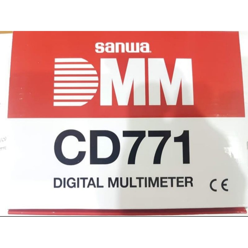 Jual Sanwa CD771 Digital Multimeter Multitester Avometer Sanwa CD771