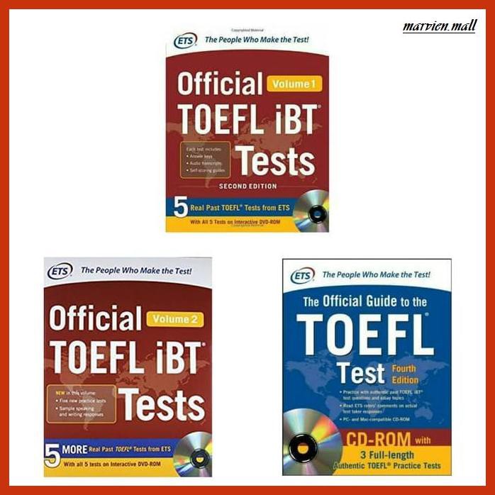 Jual BUKU-PERSIAPAN-UJIAN- PAKET 3 BUKU OFFICIAL TOEFL IBT -GO-EXAM ...