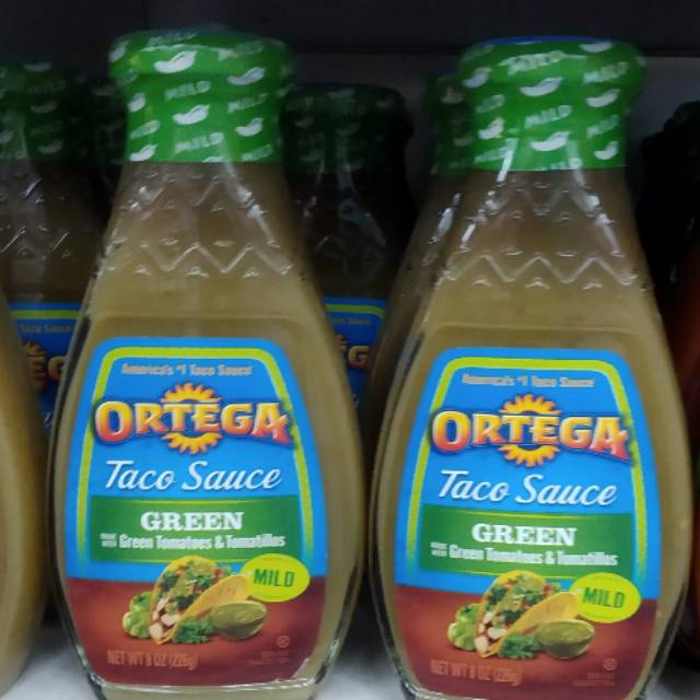 Jual Ortega taco sauce green mild jar 226gr Shopee Indonesia