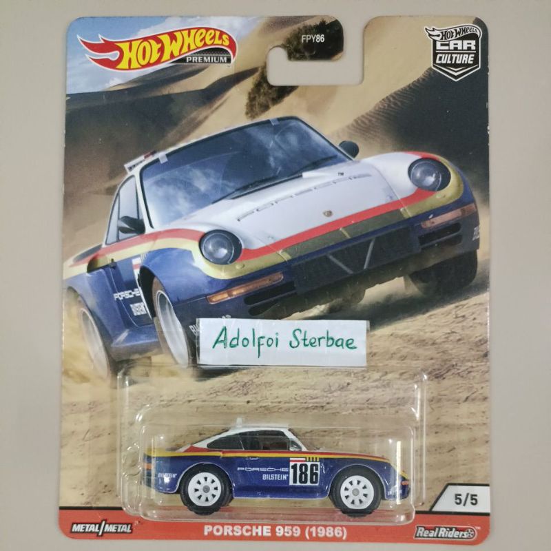 Jual hotwheels hot wheels porsche 959 (1986) edisi porsche series 3/8 ...
