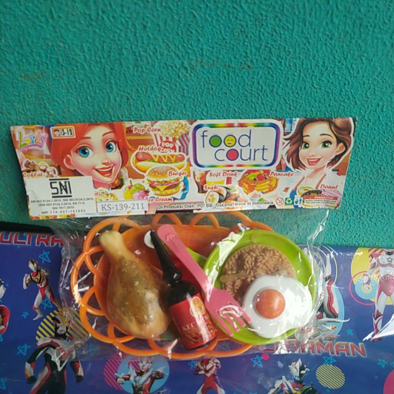 Jual Mainan Food Court Ayam Bakar dan Nasi Goreng | Shopee Indonesia