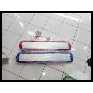 Jual Lightbar Slim Biru Atau Merah Rotator Atap Patwal Dan Ambulance Shopee Indonesia