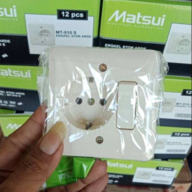 Jual Stop Kontak Terminal + Saklar IB tembok SNI | Shopee Indonesia