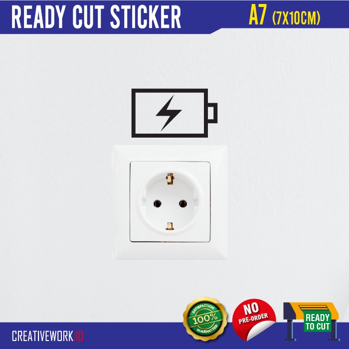 Jual Sticker Dinding / Sticker Kaca Stop Kontak Energy Stop Kontak ...