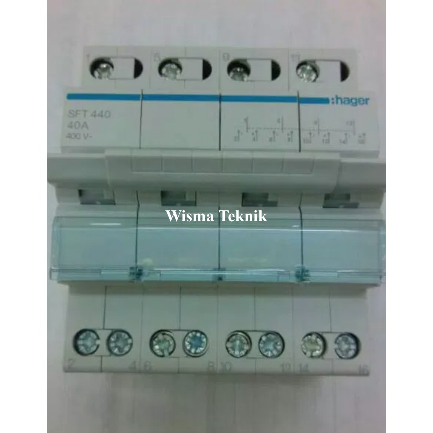 Jual COS/CHANGE OVER SWITCH/OHM SAKLAR HAGER 4P 40A TYPE SFT440 ...