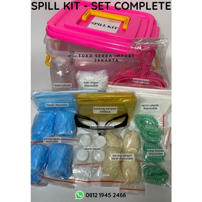 Jual SPILL KIT / APD RUMAH SAKIT - SET COMPLETE | Shopee Indonesia