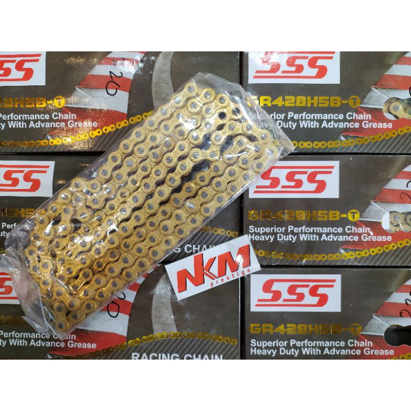 Jual RANTAI TRIPLE S - SSS 130L TYPE 428 HSBT GOLD | Shopee Indonesia