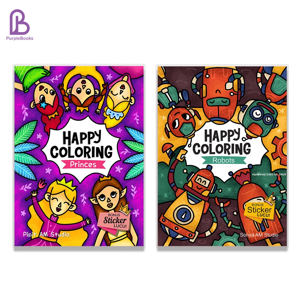 Jual Buku Anak : Paket Happy Coloring : Buku Mewarnai : Coloring book