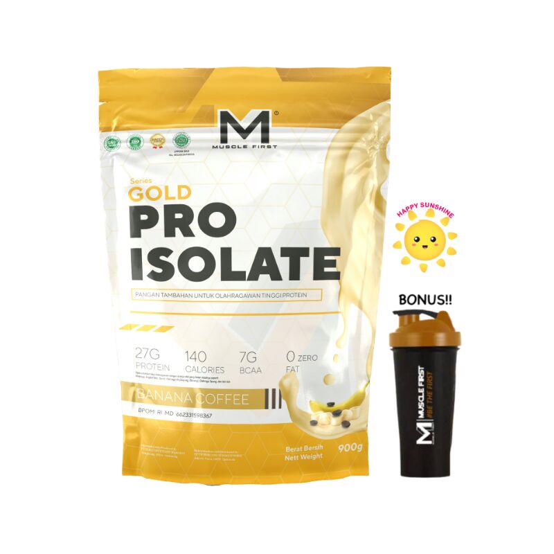 Jual Muscle First Gold Pro Isolate Whey Protein 2 LBS 900 grams -M1 ...