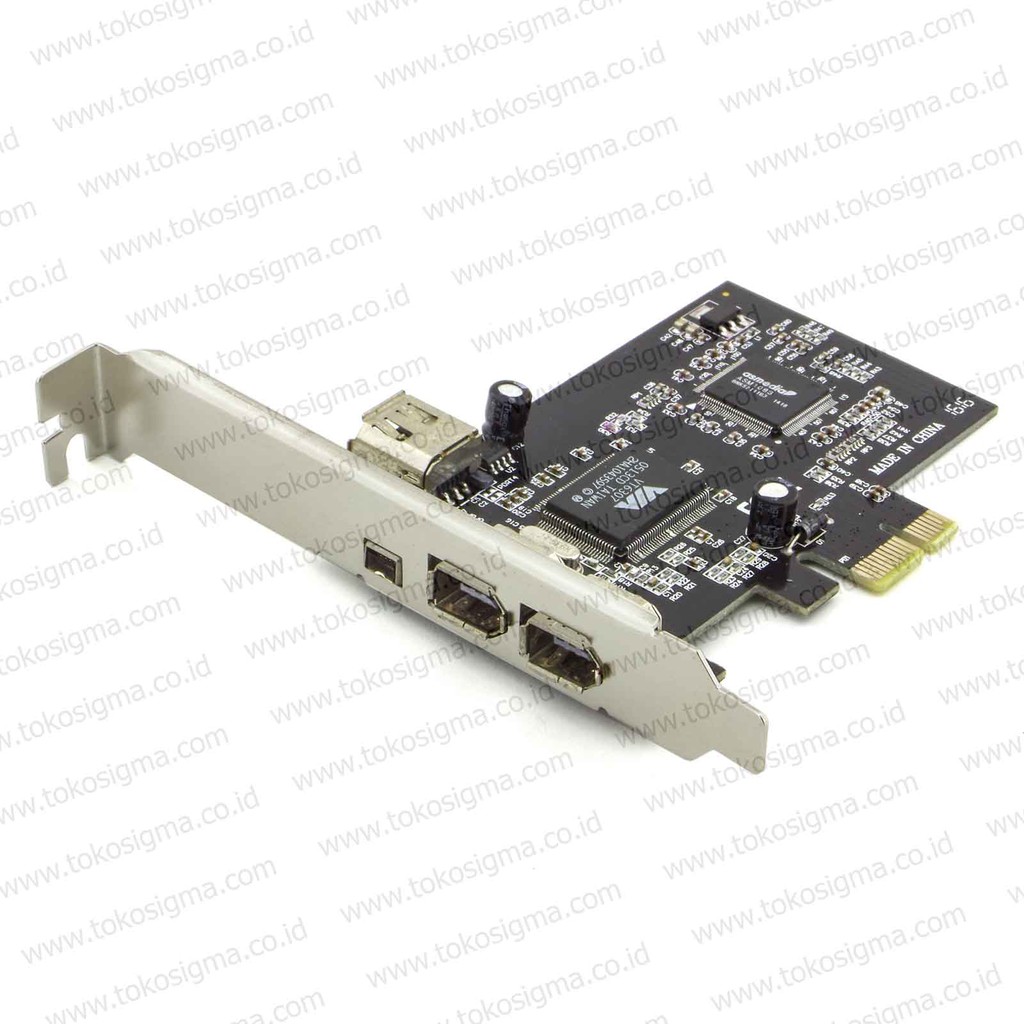 Jual PCI-E CARD FIREWIRE 400 IEEE1394a 3 port pin 6 and 1 port pin 4 ...