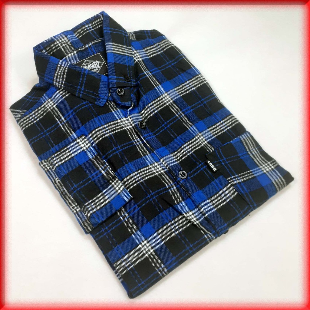 Jual Kemeja Flanel Pria Lengan Panjang Kemeja Flanel Cowok Kemeja