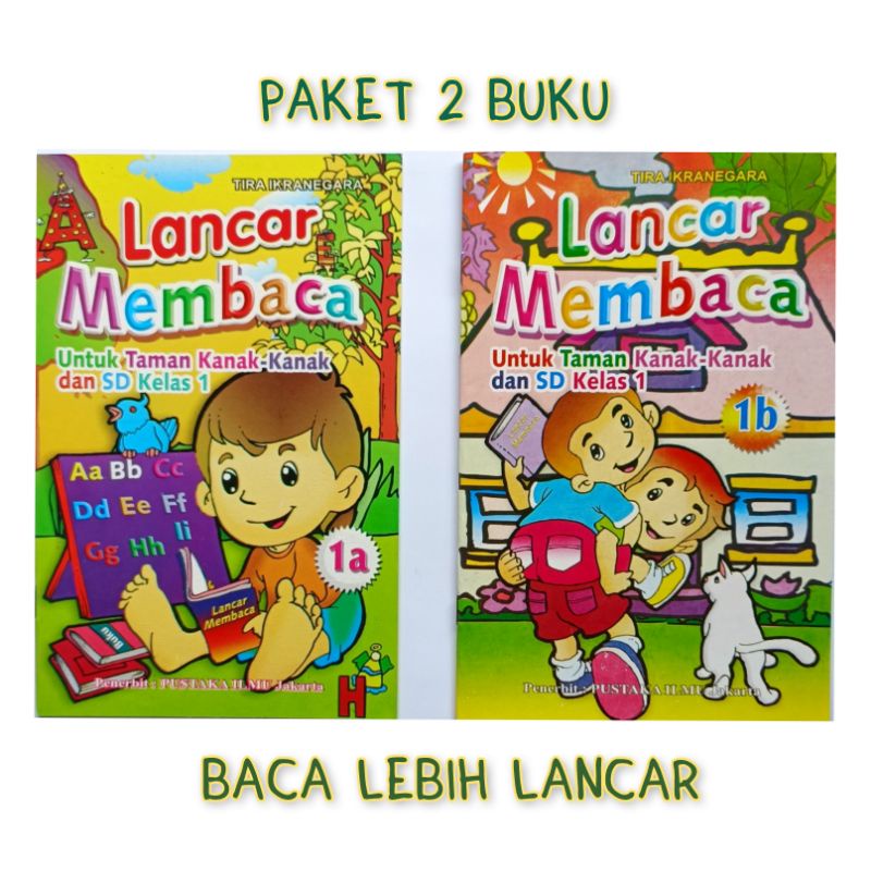 Jual 2 Buku Lancar Membaca 1a Dan 1b Untuk Anak TK / SD | Shopee Indonesia