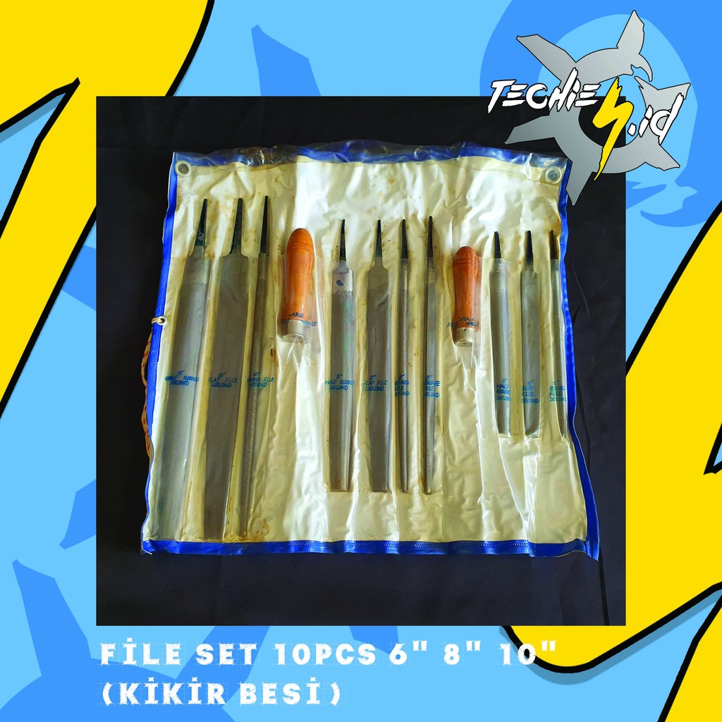 Jual File Set 10pcs 6 8 10inch (Kikir Besi) | Shopee Indonesia