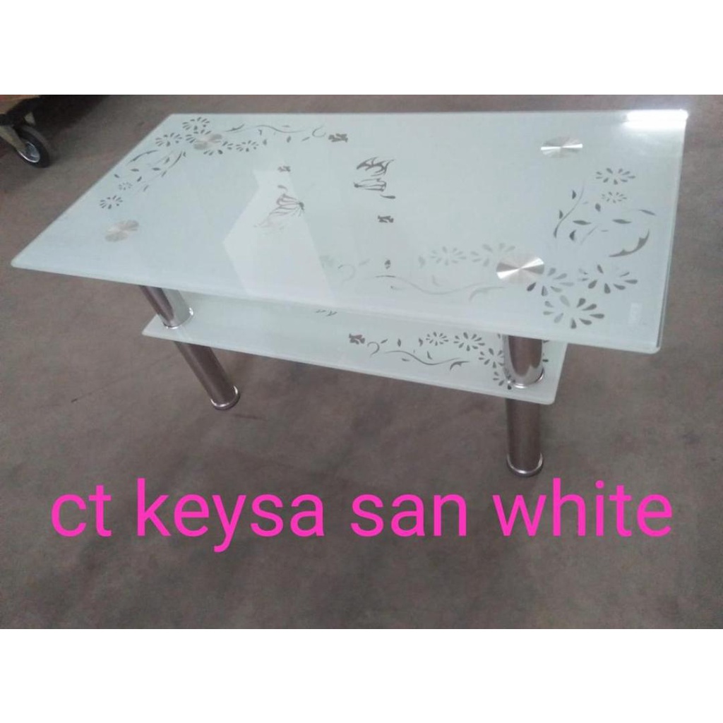 Jual Meja Tamu Kaca Import / Meja Ruang Tamu Minimalis / meja tamu kaca