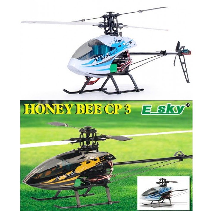 Honey bee finned helicopter