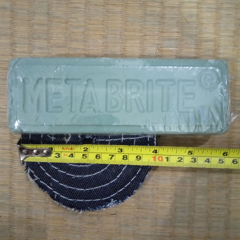 Jual paket metabrite batu hijau langsol pembersih pengkilap logam ...