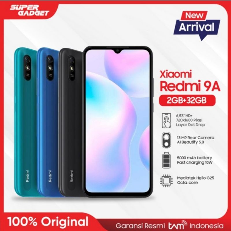 Jual Xiaomi Redmi 9A - 2/32GB - Garansi Resmi 1 Tahun Indonesia ...