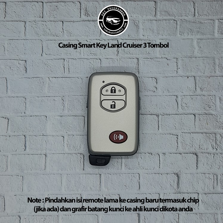 Jual Casing Remote SmartKey Land Cruiser 3 Tombol | Shopee Indonesia