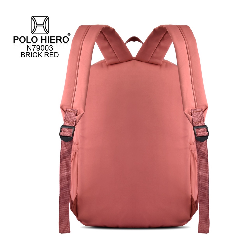 Jual (BF) Tas Laptop Polo Hiero N79003 Tas Sekolah Ransel Wanita - Pink -  Kota Surabaya - Byflamour