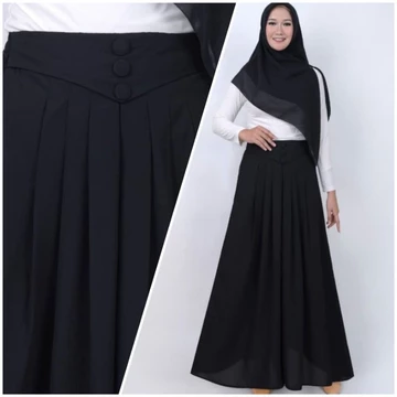 Kulot Lebar Bahan Wolfis Kulot Payung Woolpeach Kulot Kancing Bungkus Kulot Kerja Kuliah