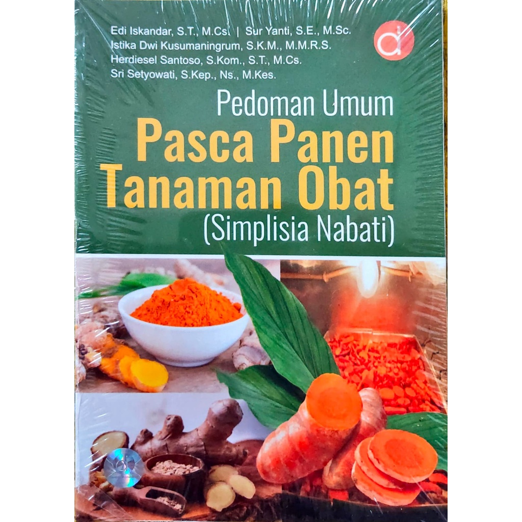 Jual Buku Pedoman Umum Pasca Panen Tanaman Obat (Simplisia Nabati) Oleh ...