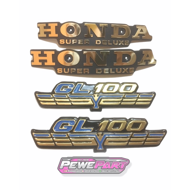 Jual Emblem Logo Tangki Kempol Box Aki Accu Gl Gl Gl Gl