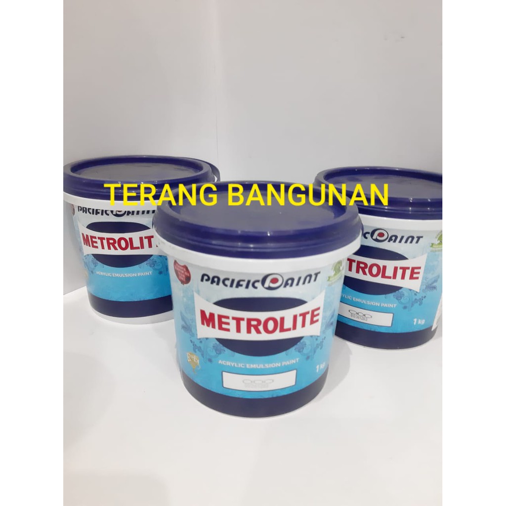 Jual Cat Tembok Metrolite Putih 1kg Shopee Indonesia 4978